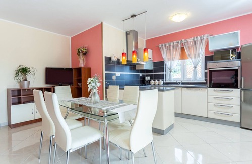 Brna Apartamento | Apartamento de tres habitaciones con terraza y vista al mar Brna, Korcula (A-9147-a)