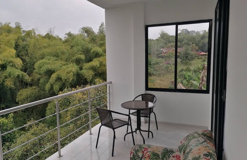 Alegrias Apartamento | Apartamento campestre delux de tres alcobas jacuzzi y balcón con vista