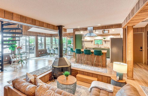 Three Rivers Cabaña | Three Rivers Cottage w/ Private Dock & Fire Pit!