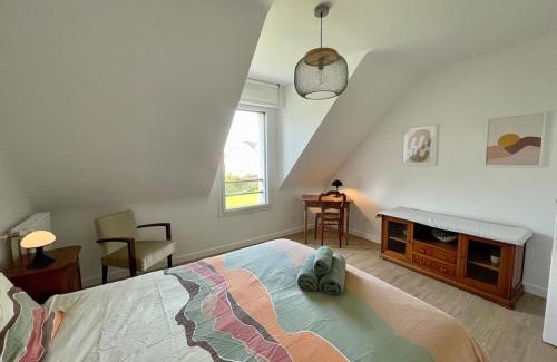 Locmariaquer Casa | Ti Ar Ch'astel, maison avec spa
