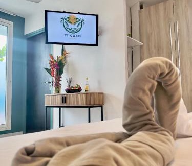 Anse des Rochers Apartamento | Ti Coco Location - Manganao Saint-François avec Citerne Tampon Automatique