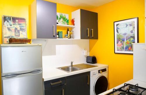 Riviere-Sens Apartamento | Ti kaz houelmont studio vue jardin, proche plage de Rivière-Sens