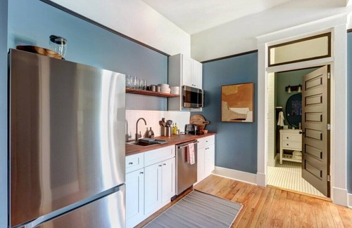 Old West Broad Neighborhood Condominio | Tidewater Blue @ The Huntingdon Lofts Collection