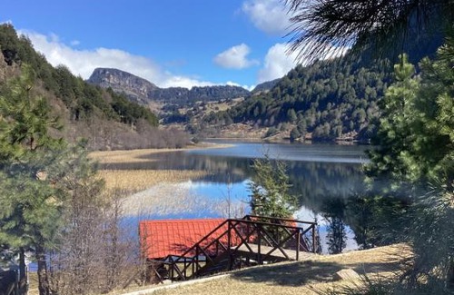 Coyhaique Casa | Tierras Altas de la Patagonia-Cabaña grande con acceso al lago