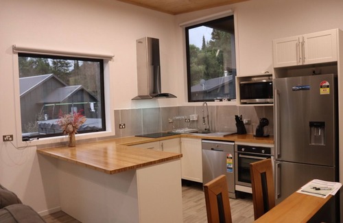 Ohakune Casa | Tiffany Resort complete with swim spa and outdoor kitchen