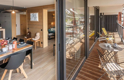 Tignes le Lac Apartamento | Tignes: Magnífico 5 habitaciones para 8 personas con balcón sur y servicios hoteleros