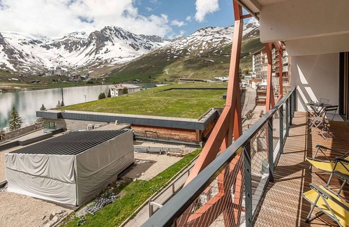 Tignes le Lac Apartamento | Tignes: Magnífico 5 habitaciones para 8 personas con balcón sur y servicios hoteleros