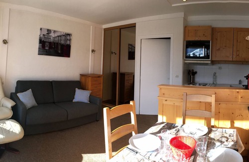 Tignes le Lac Apartamento | Tignes El lago ski-in ski-out 4 personas Bec Rouge gran terraza