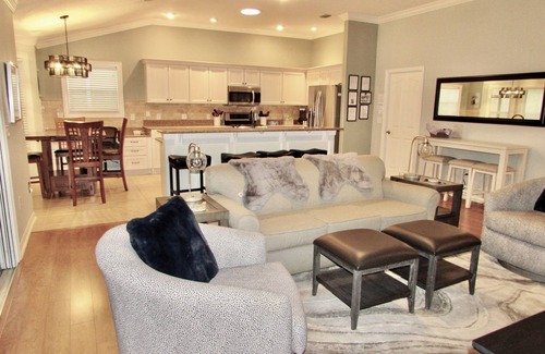 Sunset Pointe Casa | TikiTiki Lake Sumter, private pool, hot tub, game room, outdoor kitchen&tiki bar