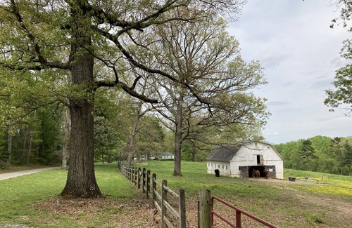 Mills River Casa | Tilt'n B Farm - Main House w/ Horses, Views, Tennis, Trails, Fire Pit