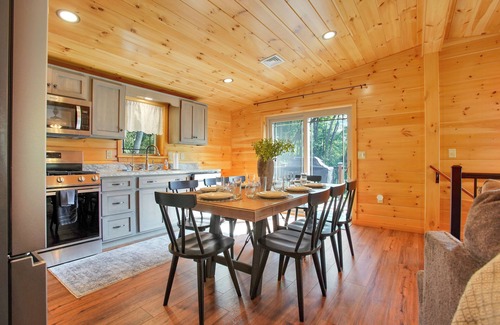 Renovo Cabina | Timberline Overlook Cabin w/ Sauna, Fire Pit, Game Room, EV Charger & ATV Access