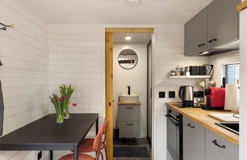 Caputh Casa | Tiny Home 'Tiny House Nr 6' con terraza privada, Wi-Fi y aire acondicionado