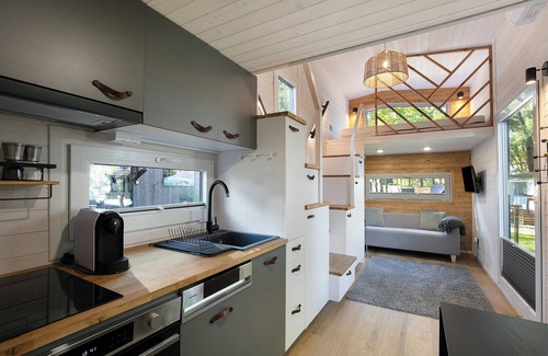 Caputh Casa | Tiny Home 'Tiny House Nr 5' con terraza privada, Wi-Fi y aire acondicionado