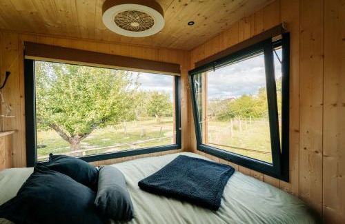 Bruailles Casa | Tiny-House à 1h20 de Lyon - Salle de bain italienne - Lit Grand confort
