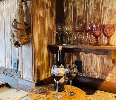 Caraa Cabina | Tiny House Guabiroba - ofurô de água termal - Trilha do Mato