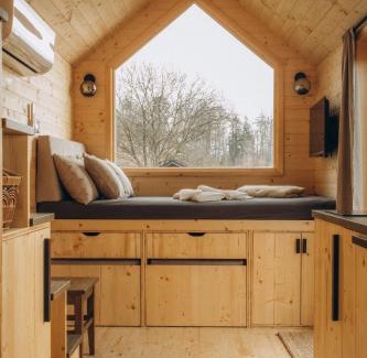 Nove Hrady Casa | Tiny house s vyhřívacím koupacím sudem