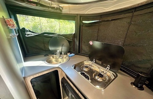 Salt Lake City Cabaña | Tiny Shiny Basecamp, River-Front 20 min from SLC