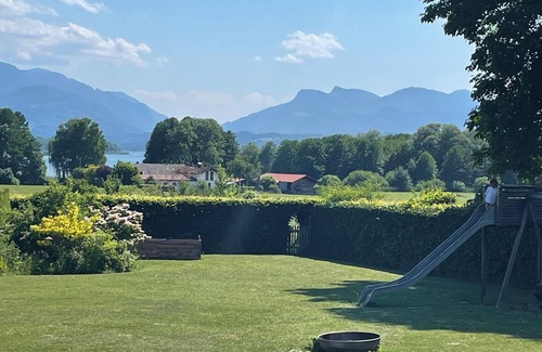 Breitbrunn a. Chiemsee Apartamento | Tinyhouse with terrace and garden view, 25sqm