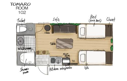 Minato Apartamento | TOMARO Osaka Bay