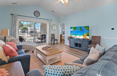 Central Myrtle Beach Casa | Top Floor 3 Bedroom Condo- Incredible Views of The Golf Course! Magnolia Pointe 301
