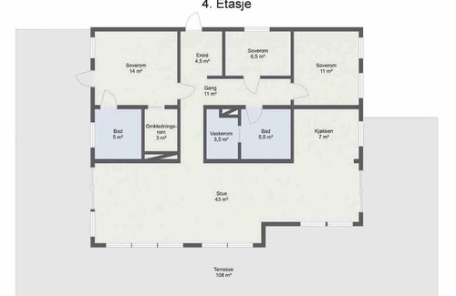 Trondheim Apartamento | Toppleilighet med utsikt