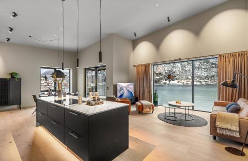 Sogndal Apartamento | Toppleilighet på bryggen i Sogndal med fantastisk utsikt