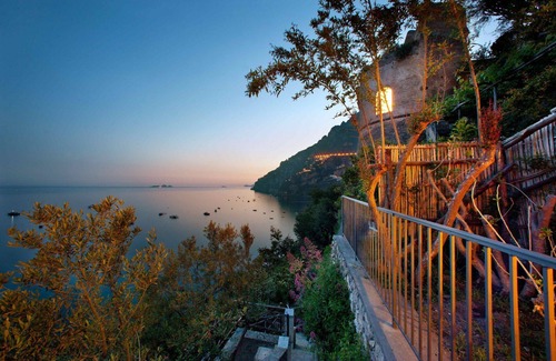 Positano City Centre Villa | Torre Sponda - Casa Angelica, Private Beach