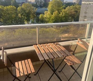 16th Arrondissement Apartamento | Tour Eiffel terrasse vue seine