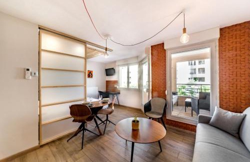 Villette Gare Apartamento | Tout nouveau studio proche Part-Dieu AIL