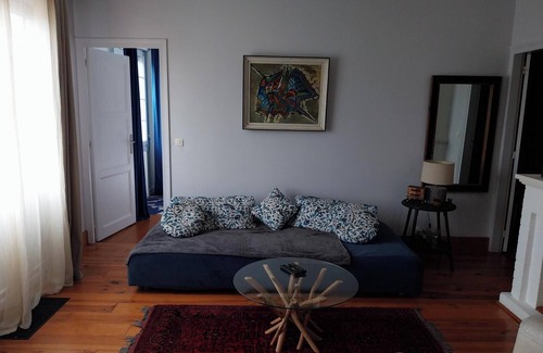 Saint-Valery-en-Caux Casa | Town house, harbour view with large terrace, heart of town