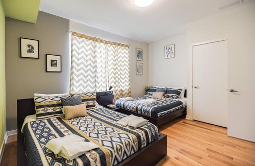 West Poplar Cama Y Desayuno | Townhouse - 5 mins Center City -Convention Center