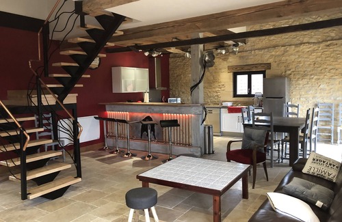 Gourdon Casa | Granero de piedra en 7 hectáreas de terreno con piscina climatizada 10 * 4