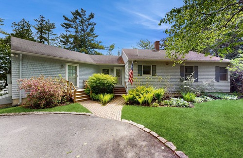 Mount Desert Casa | Tranquil lakefront cottage with a private dock, deck, grill, and WiFi