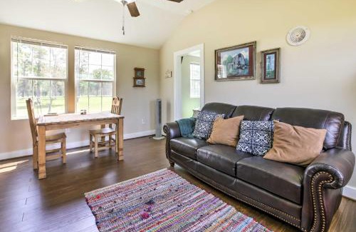 Waller Casa | Tranquil Plantersville Cabin Farm Animals On-Site