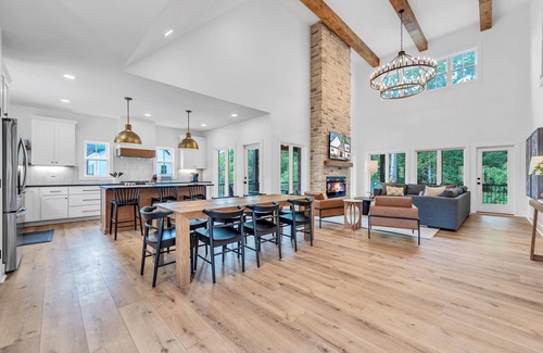 Moneta Casa | Tranquil Shores Estate, Luxury Lakefront Compound w/ Heated Salt Pool, Hot Tub, Dock!
