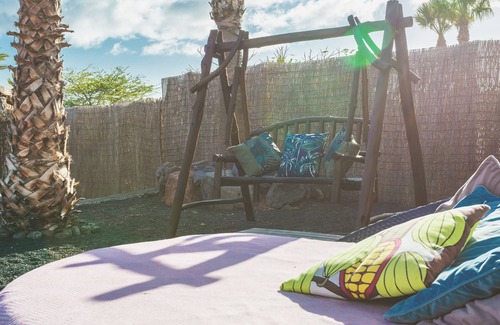Tabayesco Cabaña | Estudio Tranquilo: Eco Casita, muy cerca de la playa de arena, piscina, parque de juegos, WIFI