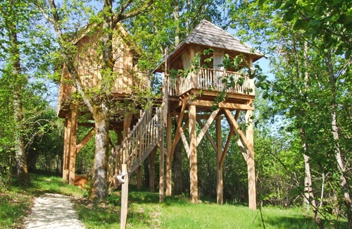 Savignac-de-Miremont Cabina | Casa del árbol con spa privado