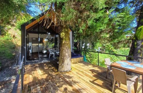 Guatape Chalet De Esquí | Tree House, Cabaña privada con Jacuzzi