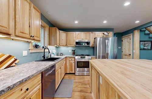 Glen Arbor Casa | Tree-Lined Escape near Glen Lake w/ Gas Grill, fire pit, near outdoor activities