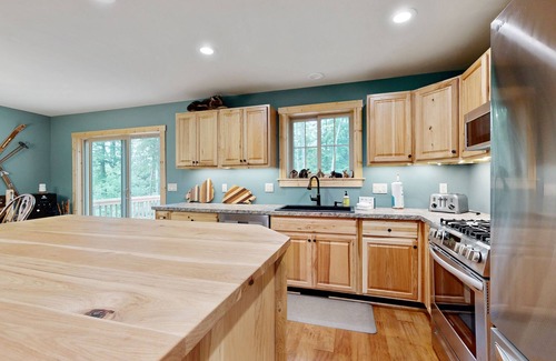Glen Arbor Casa | Tree-Lined Escape near Glen Lake w/ Gas Grill, fire pit, near outdoor activities