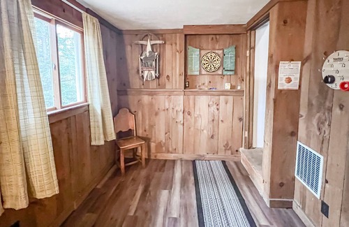 Wardsboro Casa | Tree-surrounded home with wood stove, spacious deck, gas grill - close to trails