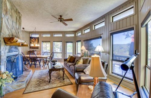 Sky Valley Casa | Tree-Top Cabin with Game Room and Mountain Views!