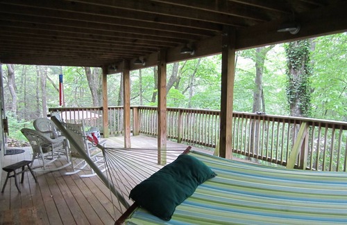 Montreat Cabaña | Treetop Treasure ubicado en las montañas Blue Ridge