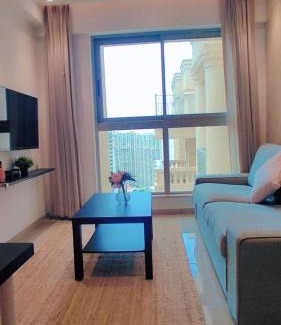 Hiranandani Gardens Apartamento | Trendy1BR+smart kitchen +Living room+1.5 toilets