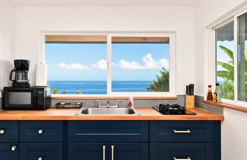 Papaaloa Cabina | Tiki Cottage With Oceanviews Sunrise Stargazing & Whalewatching