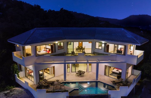 Bophut Hills Condominio | Tropical Sea View Villa