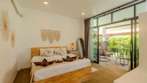Srithanu Casa | Tropicana House - Double King Bed - 2mn ZenBeach - Garden View
