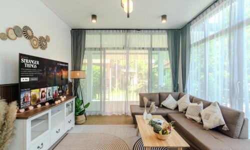 Srithanu Casa | Tropicana House - Double King Bed - 2mn ZenBeach - Garden View