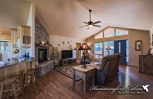 Ruidoso Cabina | Tucked Away: "Hidden gem in the forest" With hot tub.
