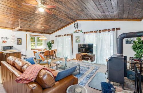 Great Cacapon Casa | Tucked Away w Hot Tub, Fire Pit, Deck, & WiFi
